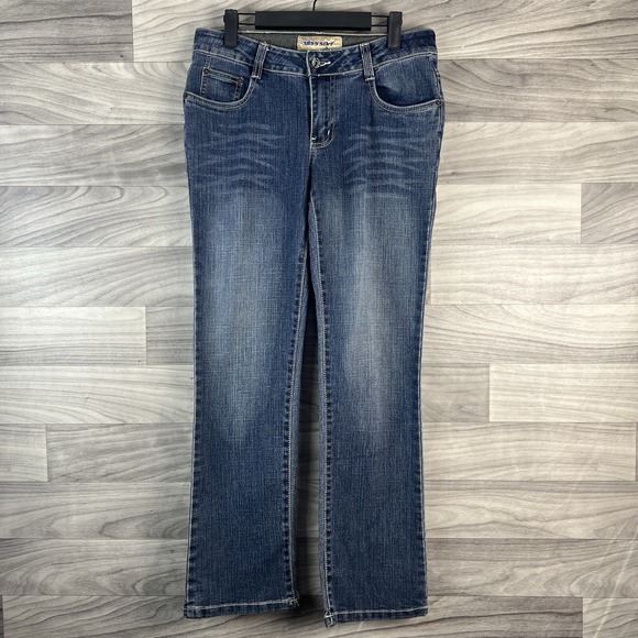 MISS SIXTY Skinny Jeans Denim Womens 34 Blue Whisker Indie Urban Classic Vintage - Picture 1 of 14